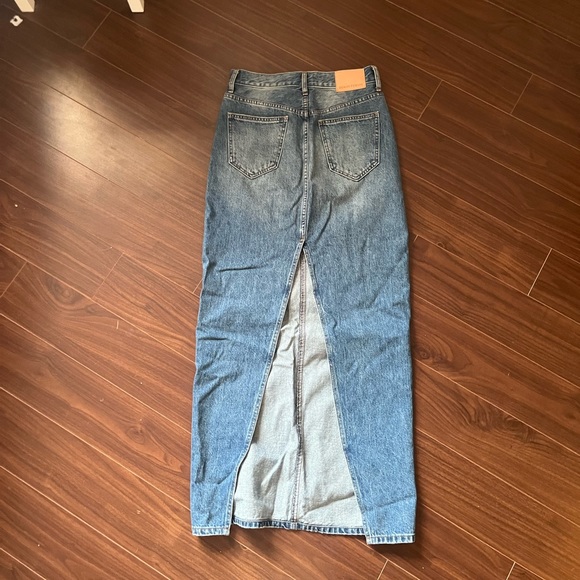 Denim Forum ‘90s pencil maxi denim skirt - Picture 10 of 10